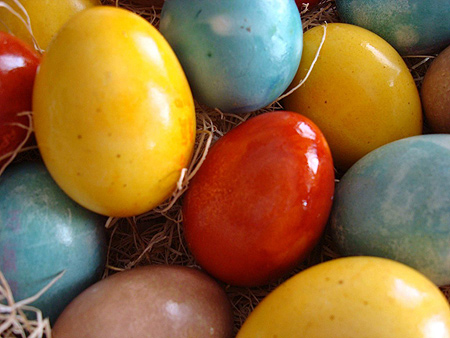 How to Color the Easter Eggs