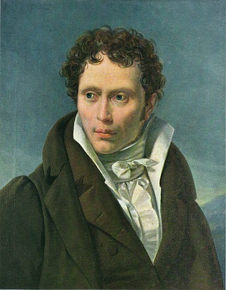 Schopenhauer in 1815, second of the critical five years of the initial composition of Die Welt als Wille und Vorstellung.