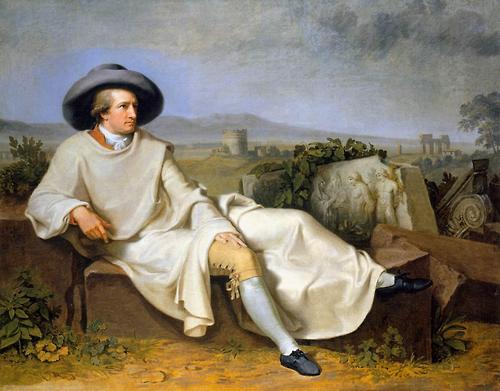Johann Wolfgang von Goethe in Campagna, Italy (1786-87) 